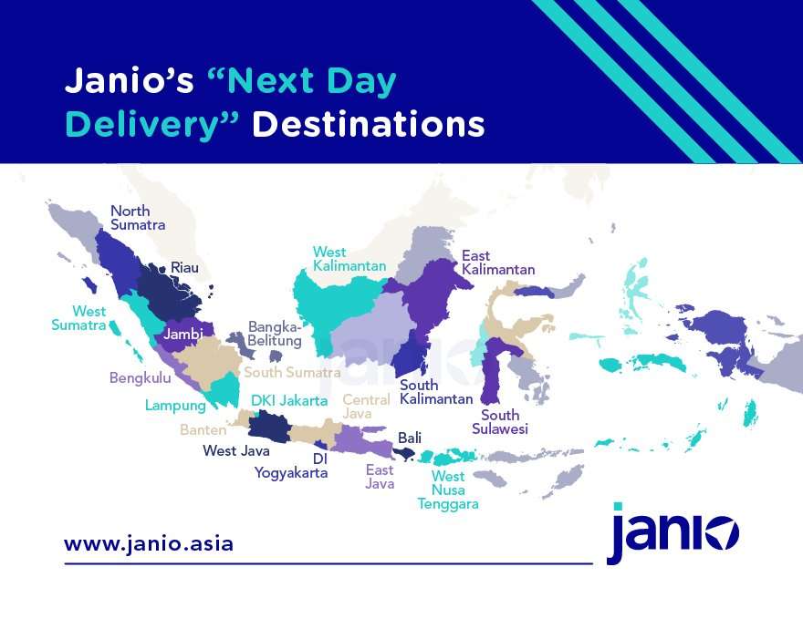 Janio Domestic Next Day Delivery in Indonesia Guide